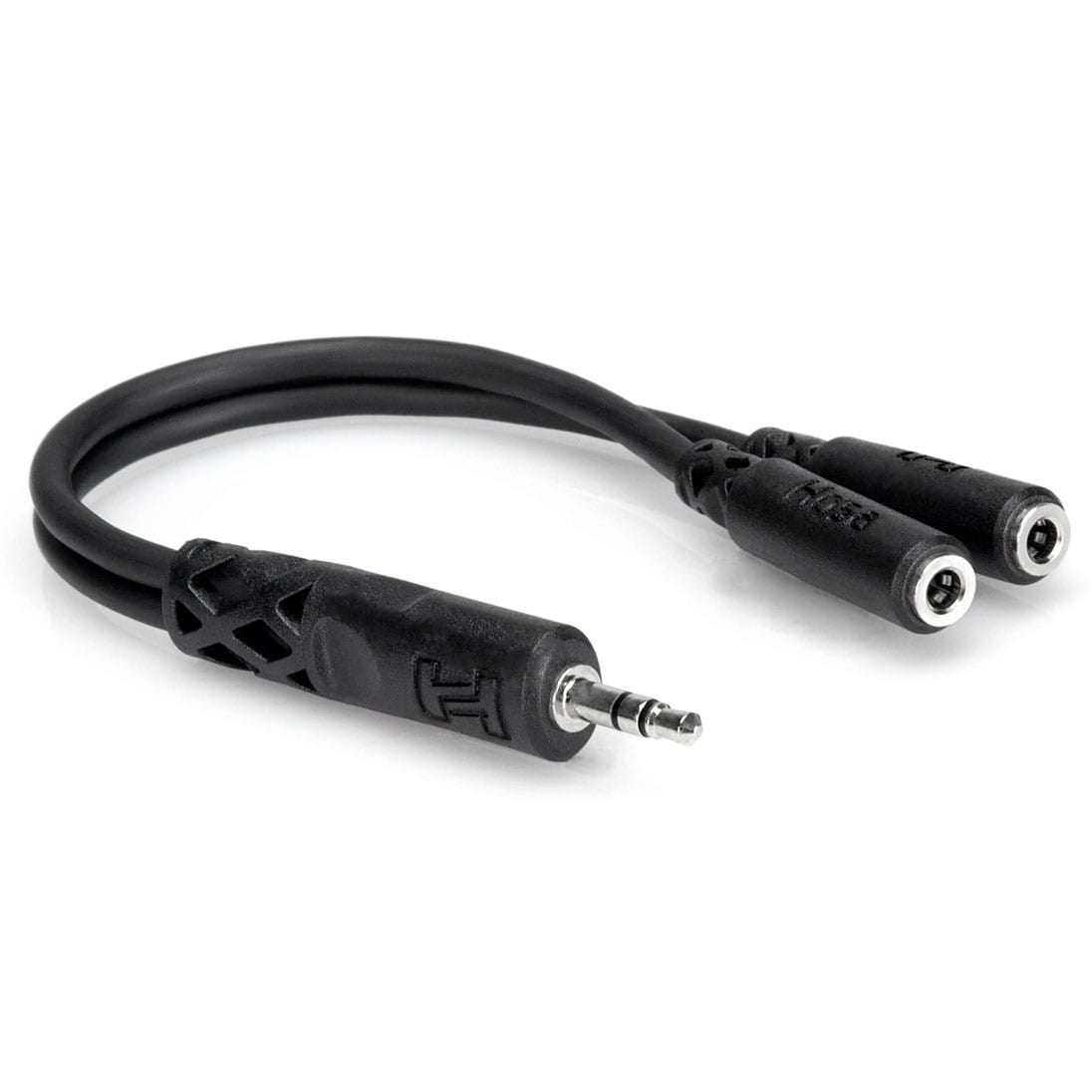 Photos - Cable (video, audio, USB) Hosa YMM-232 3.5mm Male TRS to Dual 3.5mm Female TRS Y-Cable 6" 